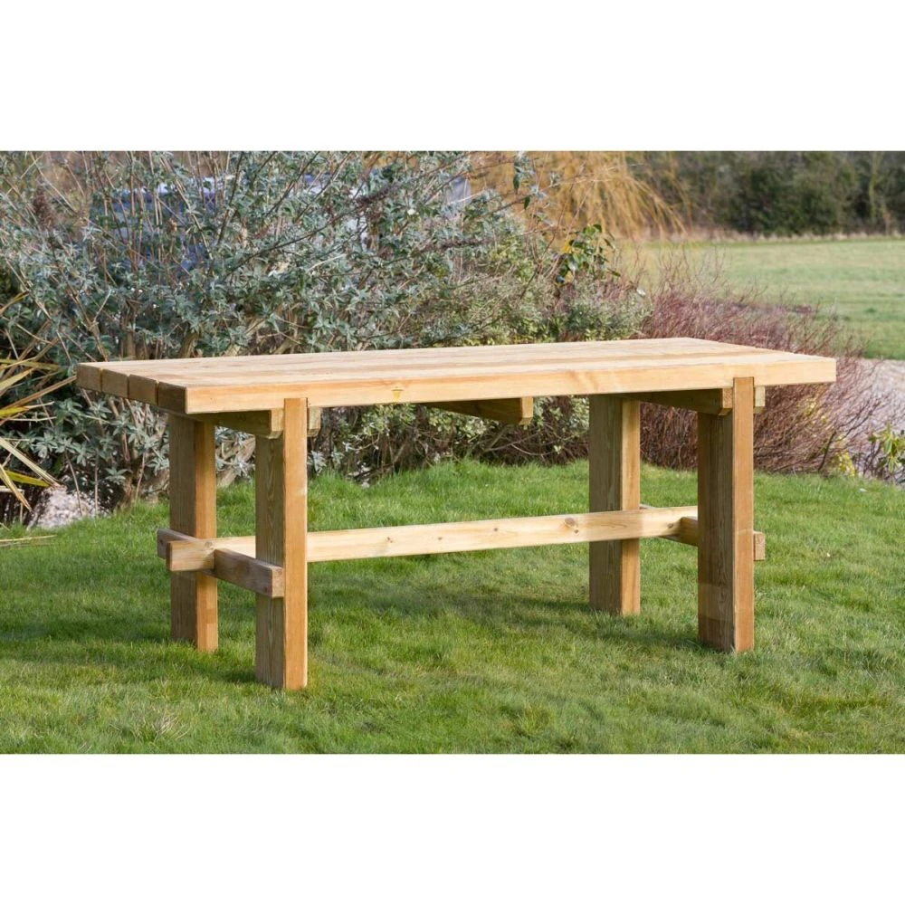 Zest 4 Leisure Rebecca Wooden Table & 2 Bench Set 5 Zest 4 Leisure Rebecca Wooden Table & 2 Bench Set - Image 3