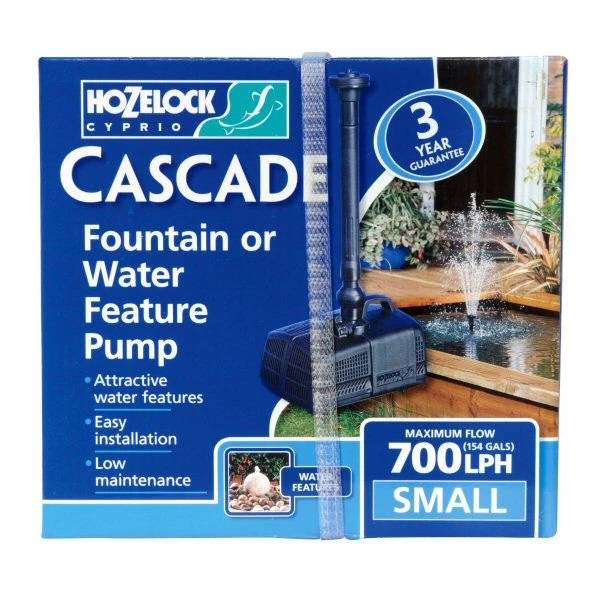 Hozelock Cascade 700 Fountain & Waterfall Pump - 3352 3 Hozelock Cascade 700 Fountain & Waterfall Pump - 3352