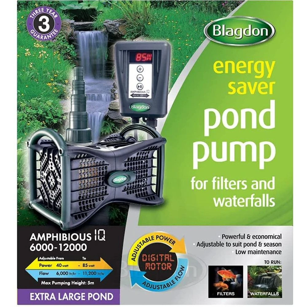 Blagdon Amphibious IQ 6000-12000 Pond Pump 4 Blagdon Amphibious IQ 6000-12000 Pond Pump - Image 2
