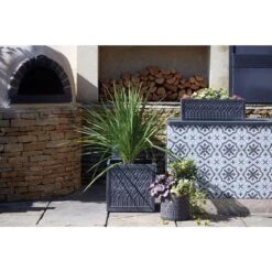 Woodlodge 38cm Grey Bee Planter 7 Woodlodge 38cm Grey Bee Planter -Longacres Shop 5021346478372 3