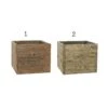 Woodlodge 37cm Heritage Oak Square Planter -Longacres Shop 5021346487725 e4d4294e 9a27 47cc 9330 f4be3ee10d2e