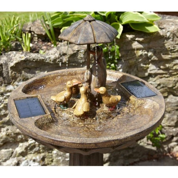 Smart Solar 84cm Duck Family Solar Water Feature 3 Smart Solar 84cm Duck Family Solar Water Feature
