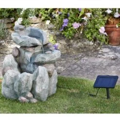 Smart Solar 51cm Rock Fall Solar Water Feature 7 Smart Solar 51cm Rock Fall Solar Water Feature -Longacres Shop 5050642007931 3