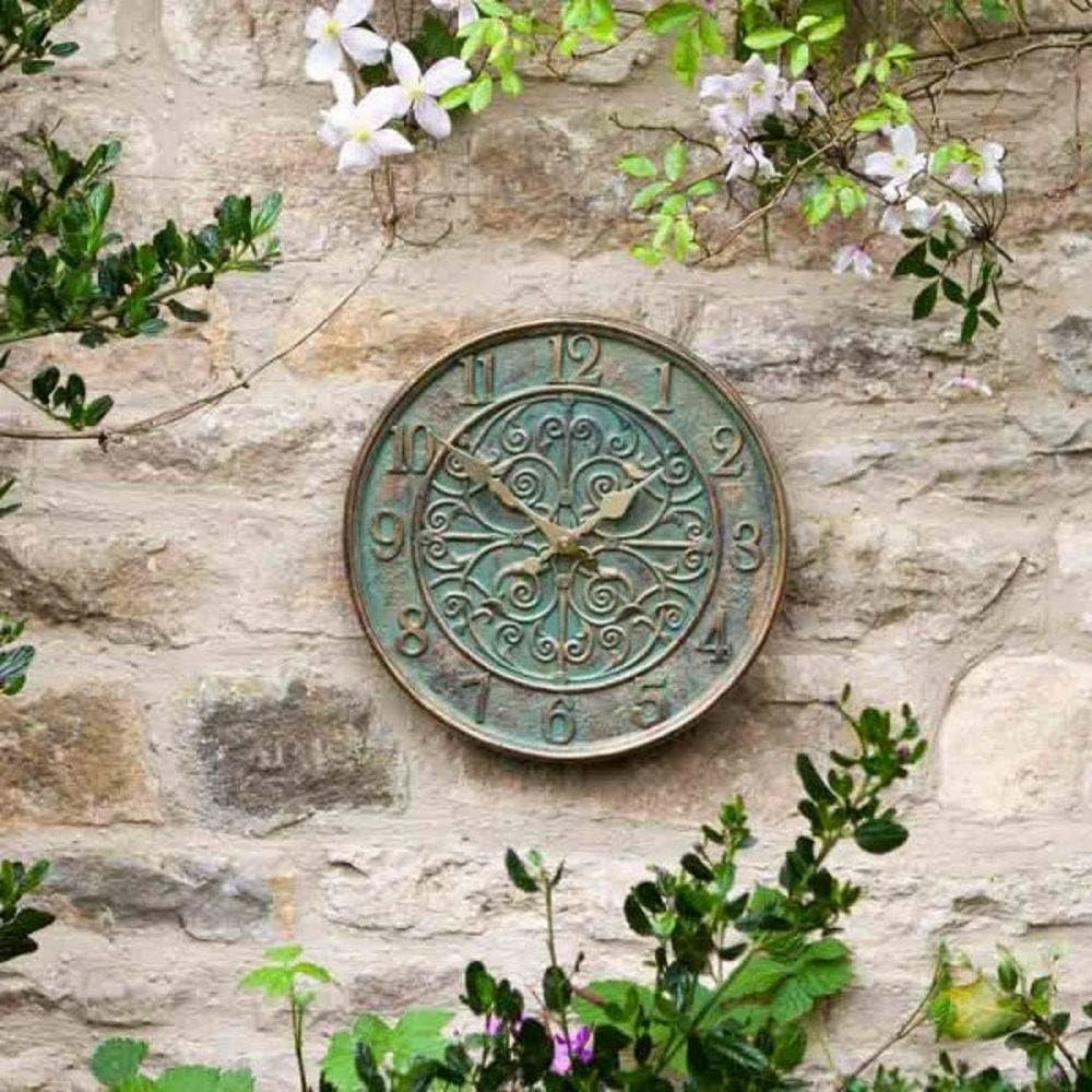 Outside In 12" Verdant Wall Clock 4 Outside In 12" Verdant Wall Clock - Image 2