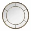 La Hacienda 60cm Valencia Round Steel Indoor/Outdoor Mirror