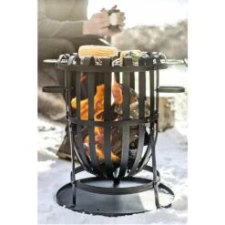 La Hacienda 56cm Vancouver Firebasket With Grill