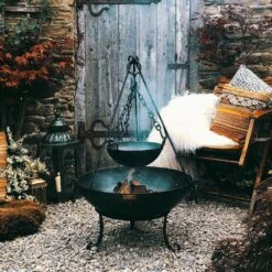 Kadai 70cm Tula Firepit W/ Low Stand 10 Kadai 70cm Tula Firepit W/ Low Stand -Longacres Shop 5060345973594 3