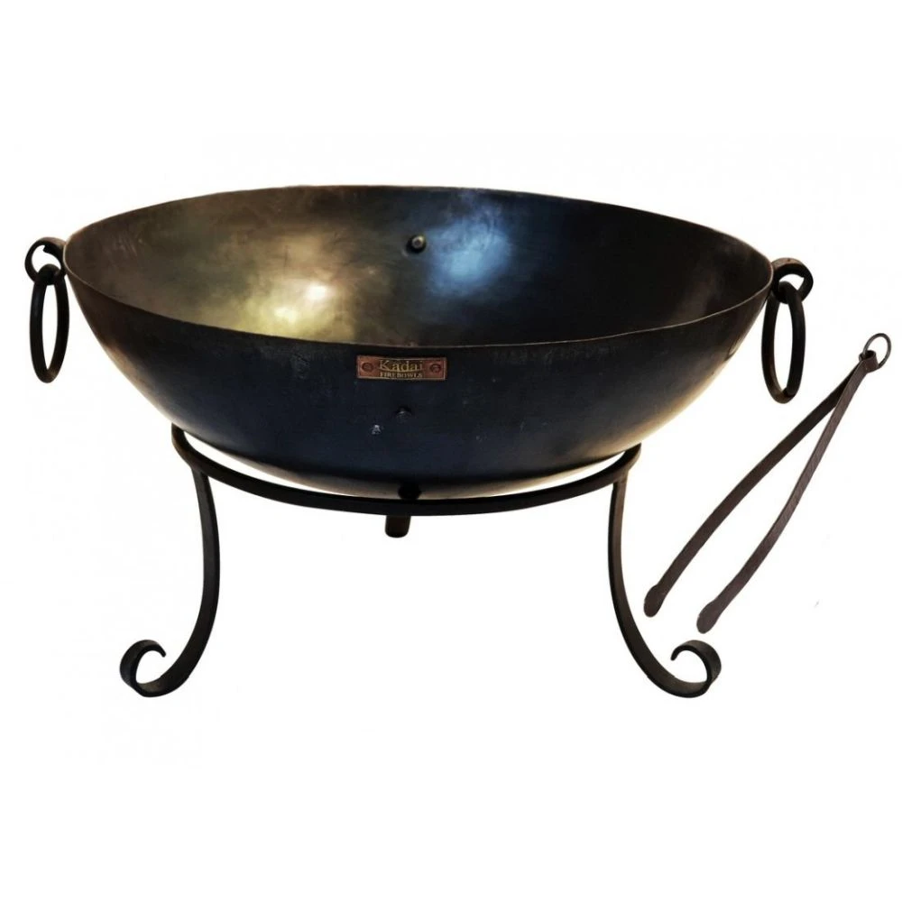 Kadai 70cm Tula Firepit W/ Low Stand 3 Kadai 70cm Tula Firepit W/ Low Stand