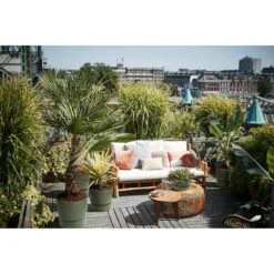 Elho 25cm Leaf Green Greenville Round Planter -Longacres Shop 8711904332433 5