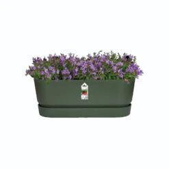 Elho 70cm Living Concrete Greenville Trough Long -Longacres Shop 8711904357764 3