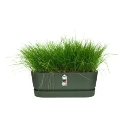 Elho 70cm Living Concrete Greenville Trough Long -Longacres Shop 8711904357764 4