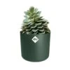 Elho 25cm Leaf Green B.For Soft Round Pot